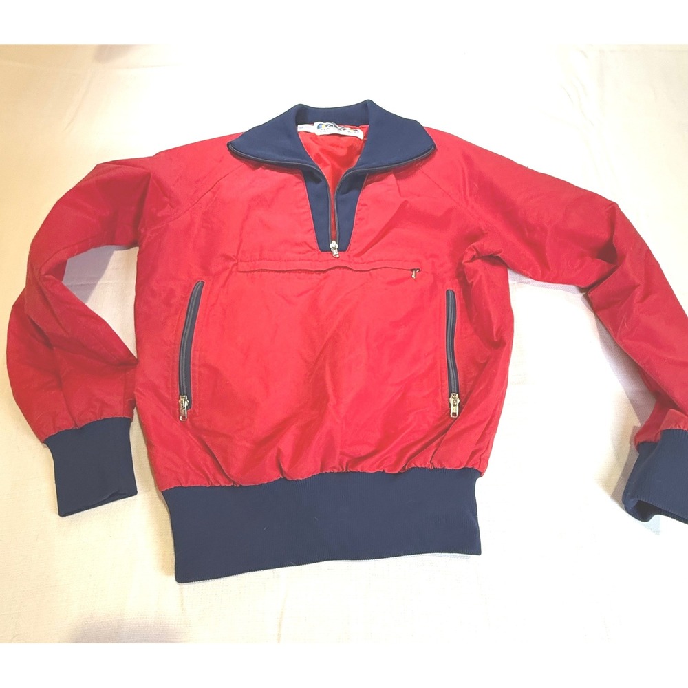 Vintage AFRC Raven Industries Anorak Ski Jacket Men's L Blue Colorblock 90s 80s